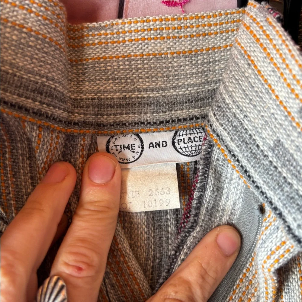 Striped Vintage Capris - Picture 3 of 5